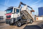 MAN TGS 18.360 BLS-4X4- HIAB 088, Autos, Camions, Automatique, Achat, Autres carburants, Blanc