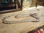 Prachtige brede Cuban schakelketting 925 zilver !!!, Handtassen en Accessoires, Armbanden, Ophalen of Verzenden, Zo goed als nieuw