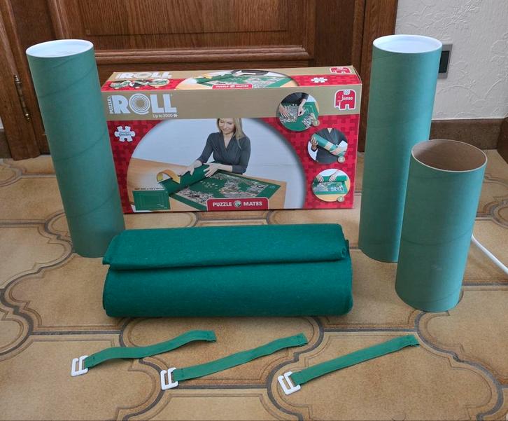 Jumbo puzzelmat voor puzzels tot 3000 stukjes, Hobby en Vrije tijd, Denksport en Puzzels, Nieuw, Ophalen