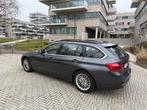 BMW 318 Break Luxury Line in donkergrijs bouwjaar 2016, Autos, Cuir, Argent ou Gris, Achat, Entretenue par le concessionnaire