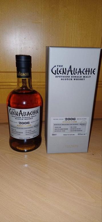 Glenallachie SINGLE OLOROSO CASK malt scotch whisky 2006 beschikbaar voor biedingen