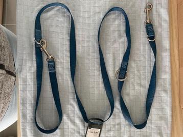 Puppy HUNTER setje halsband, tuigje en leiband petrol blauw beschikbaar voor biedingen