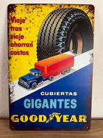 Plaque metallique goodyear camion, Ophalen of Verzenden, Zo goed als nieuw
