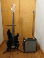 Fender Squier bass gitaar set, Muziek en Instrumenten, Ophalen of Verzenden, Gebruikt, Gitaar