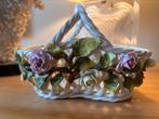 Panier en porcelaine SCHIERHOLZ avec décor de roses., Ophalen of Verzenden