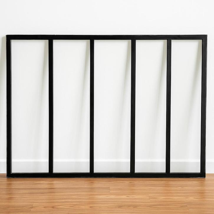 Stalen werkplaatsluifel, Doe-het-zelf en Bouw, Glas en Ramen, Gebruikt, Glasplaat, 80 tot 120 cm, 160 cm of meer, Ophalen