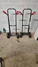 2 x steekwagen, Bricolage & Construction, Chariots de transport, Enlèvement ou Envoi, Comme neuf, Diable