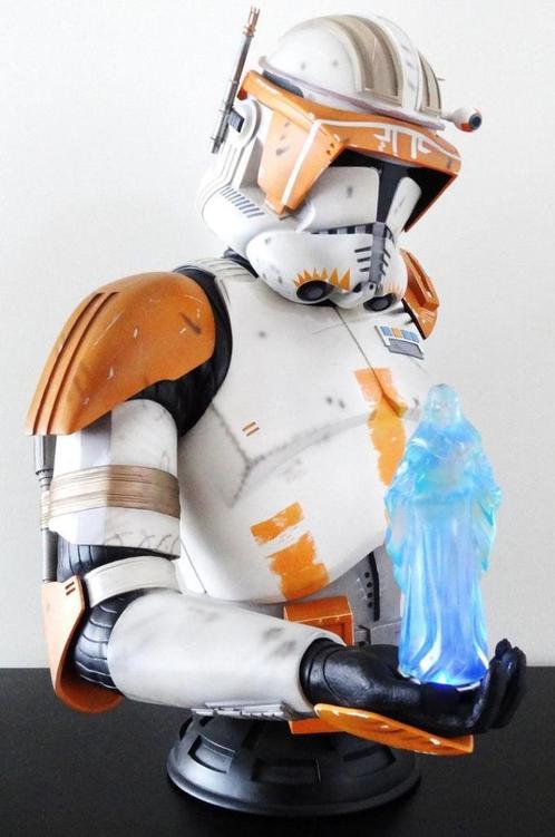 Star Wars Sideshow Commander Cody Legendary Scale Bust, Collections, Star Wars, Comme neuf, Statue ou Buste, Enlèvement