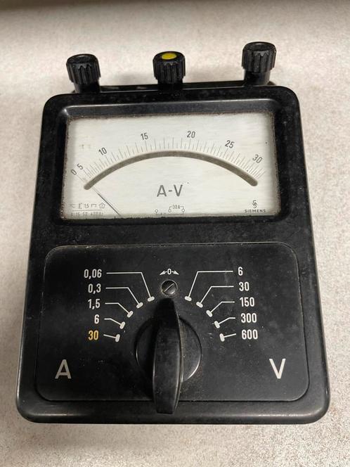Vintage A-V Multimeter Siemens, Antiek en Kunst, Curiosa en Brocante, Ophalen of Verzenden