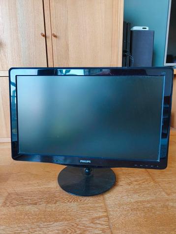 Philips 22 inch monitor, Enlèvement ou Envoi, Utilisé, HD