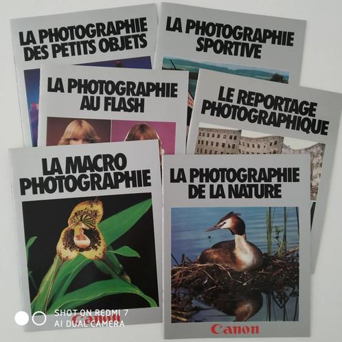 CANON lot de 6 cahiers d'apprentissage à la photographie., Livres, Loisirs & Temps libre, Utilisé, Photographie et Cinéma, Enlèvement ou Envoi