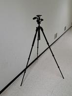 Manfrotto statief met statiefkop, Audio, Tv en Foto, Fotografie | Statieven en Balhoofden, Ophalen of Verzenden, Zo goed als nieuw