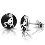 Boucles d'oreilles homme femme acier inoxydable pipe érotiqu, Enlèvement ou Envoi, Neuf