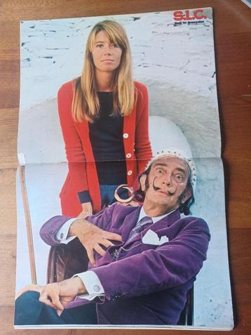 Salvador DALI & Françoise HARDY in Salut les copains / 1968