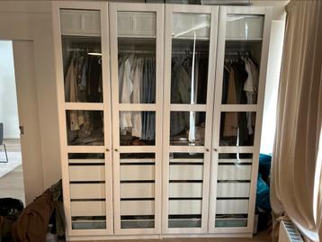 Kleerkast Ikea 2 delen van elk 1 meter breed beschikbaar voor biedingen