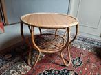 Rotan salontafel, Huis en Inrichting, Tafels | Salontafels, Ophalen, Gebruikt, 50 tot 100 cm, 50 tot 75 cm
