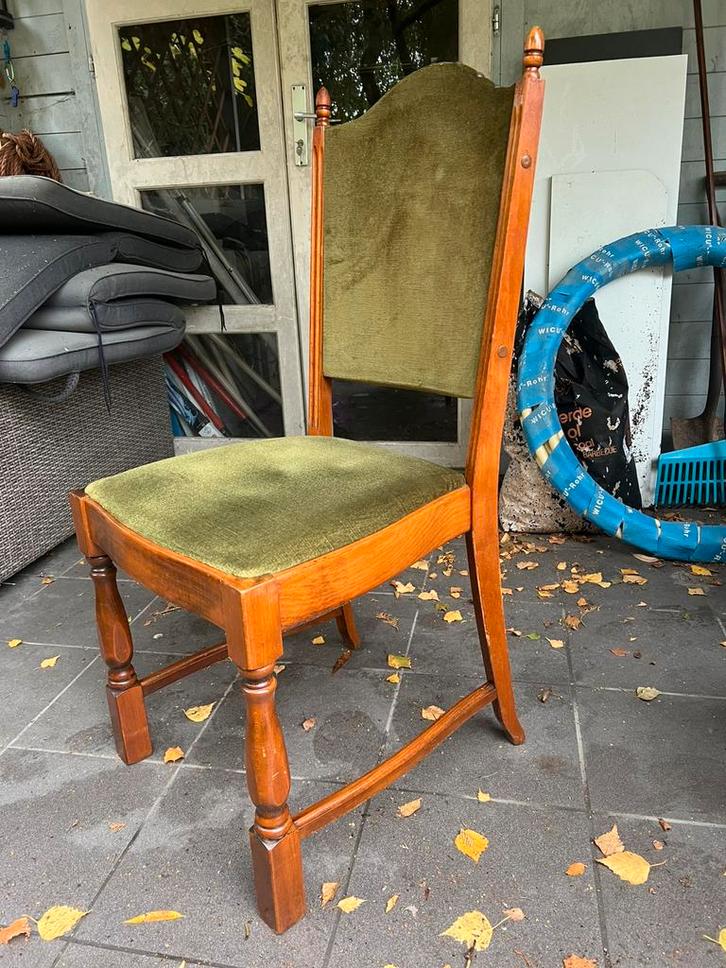 6 stoelen, Antiek en Kunst, Antiek | Meubels | Stoelen en Sofa's, Ophalen