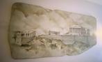 Schilderij op houten paneel Acropolis, Ophalen