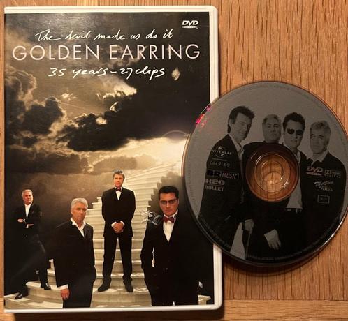 GOLDEN EARRING - The devil made us do it: 27 clips (DVD), Cd's en Dvd's, Dvd's | Muziek en Concerten, Zo goed als nieuw, Muziek en Concerten