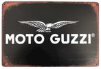 Metalen MOTO GUZZI vintage look wandbord - 20x30cm, Motoren, Nieuw
