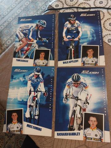4 Wielerkaarten : Team Raleigh beschikbaar voor biedingen