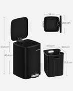 Poubelle de cuisine SONGMICS | 20 l | Nouveau, Neuf, À pédale, Moins de 50 cm, -