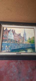 5 schilderijen(Brugge)Helewaut 2500 e, Antiek en Kunst, Kunst | Schilderijen | Klassiek, Ophalen