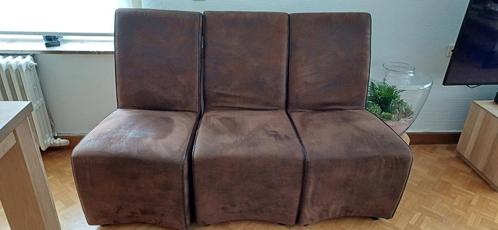 6 Chaises, Huis en Inrichting, Stoelen, Zo goed als nieuw, Vijf, Zes of meer stoelen, Stof, Bruin, Ophalen