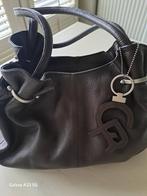 Handtas crinkles, Handtassen en Accessoires, Tassen | Schoudertassen, Ophalen, Zo goed als nieuw, Bruin, Overige merken