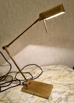 Vintage koperen bureaulamp, Ophalen of Verzenden, Metaal