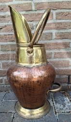 Koperen kolen-/paraplubak, Ophalen of Verzenden