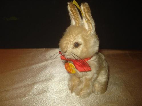 STEIFF Lapin Timmy 11 cm x 15 cm Vintage Très Bon Etat, Verzamelen, Beren en Cherished Teddies, Zo goed als nieuw, Overige typen