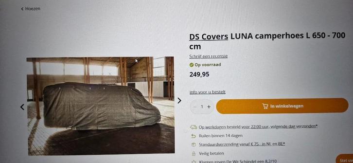 camperhoes, Caravans en Kamperen, Mobilhome-accessoires, Gebruikt, Ophalen