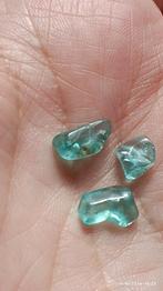 Lot van 3 stuks onverwarmd gerold rauw apatiet, Ophalen of Verzenden, Nieuw