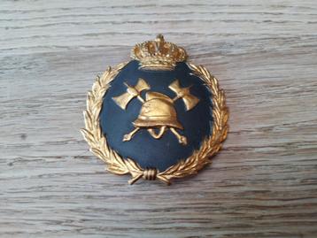 Insigne sapeurs-pompiers metallique pour képi, Envoi, Autres, Emblème ou Badge