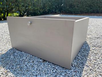3 (blok)lades in lichtgrijze formica met BLUM geleiders, Enlèvement, Utilisé