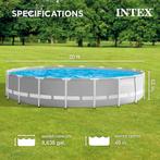 Piscine hors sol INTEX Pris Frame premium 610 x 132cm, Tuin en Terras, Gebruikt, Rond, 300 cm of meer, Ophalen