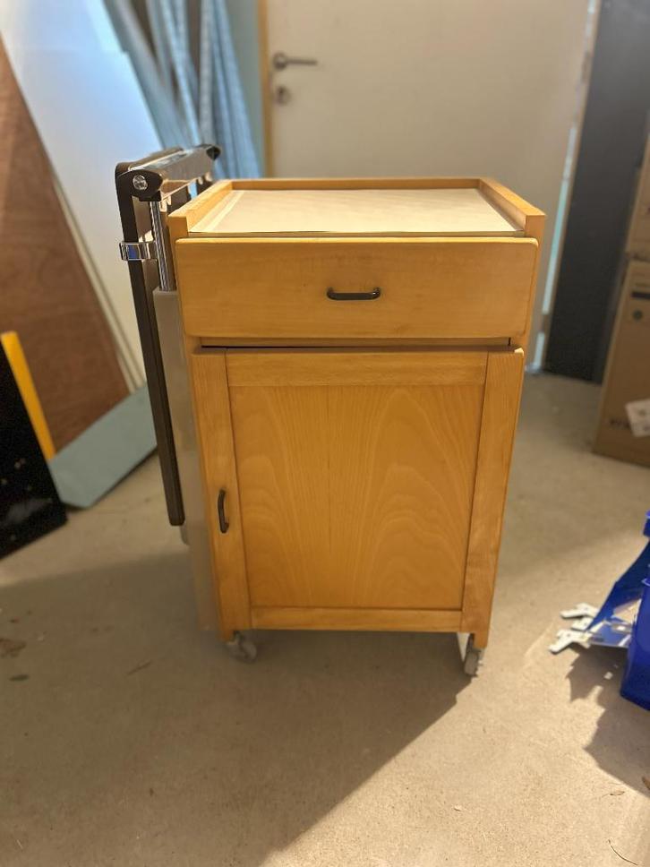 Nachtkastje met uitklapbare tafel, Maison & Meubles, Tables | Tables à manger, Utilisé, Enlèvement