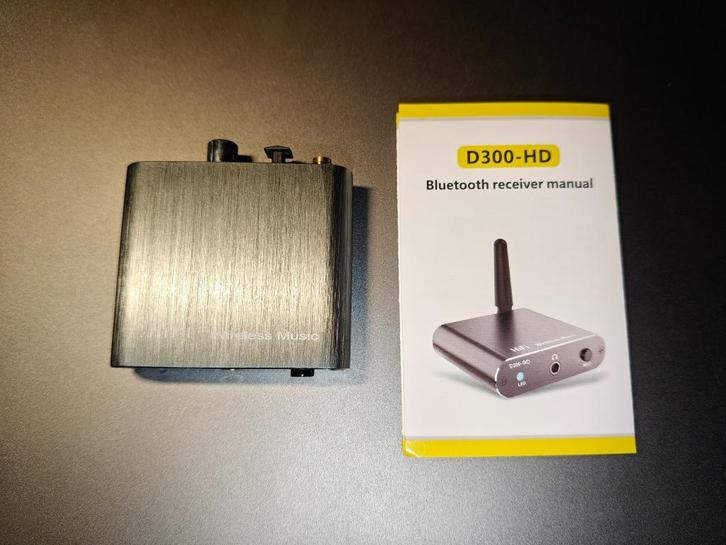 apt-X HD Hi-Fi Bluetooth 5.2-ontvanger, Audio, Tv en Foto, Converters, Zo goed als nieuw, Ophalen of Verzenden