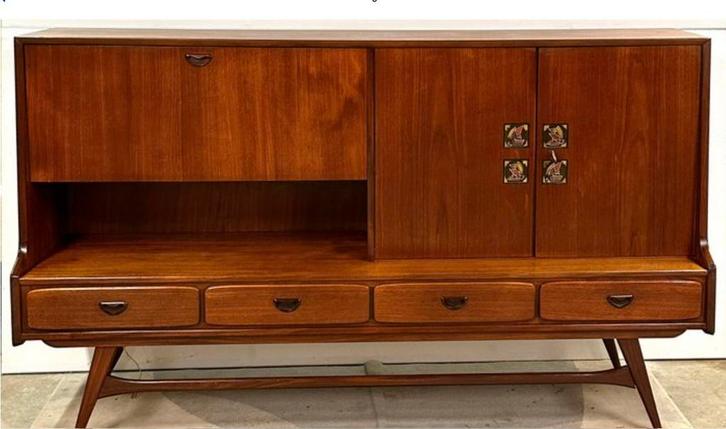 Louis van Teeffelen highboard combi nr 109, Huis en Inrichting, Kasten | Dressoirs, Zo goed als nieuw, Ophalen