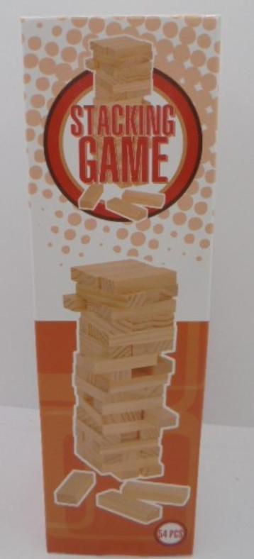 STAPEL SPEL, VALLENDE TOREN HOUT NIEUW beschikbaar voor biedingen