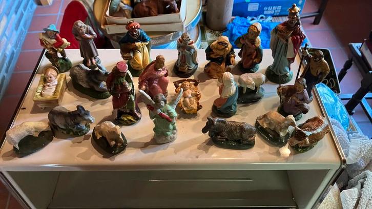 Kerstfiguren, Verzamelen, Beelden en Beeldjes, Zo goed als nieuw, Ophalen