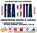 Rugby Six NATIONS: 2 tickets FRANCE - ITALIE @Lille 22/02/26, Tickets & Billets, Deux personnes, Février