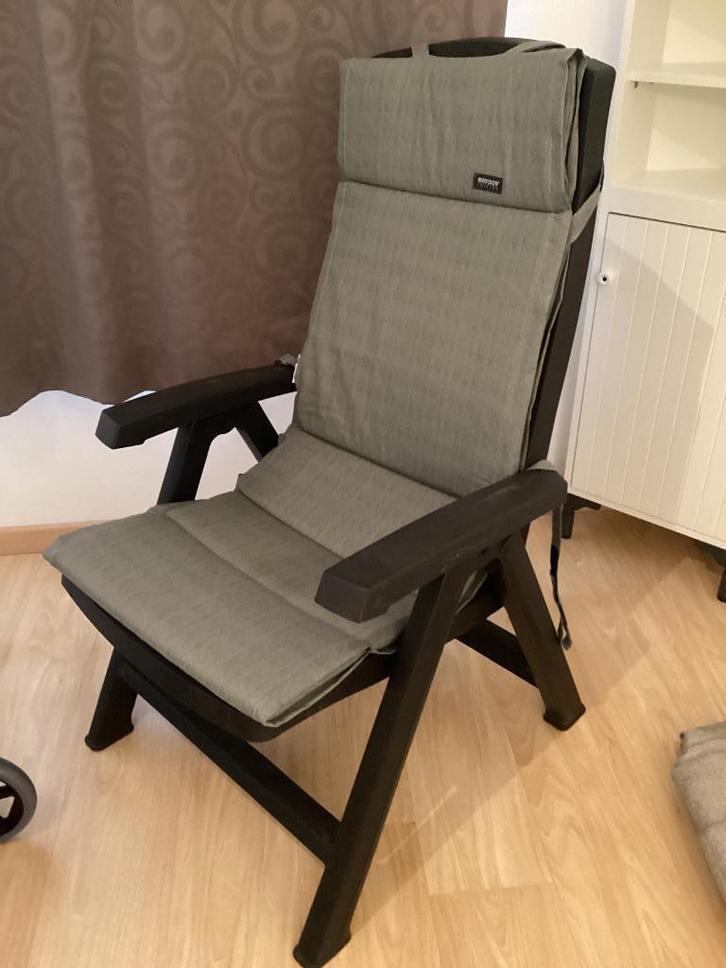 Fauteuil de jardin, Jardin & Terrasse, Chaises de jardin, Utilisé, Plastique, Pliant, Ajustable, Enlèvement