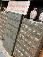 2X vintage Industriële metalen ladekast met 40 laden !!!, 5 tiroirs ou plus, Enlèvement, Utilisé