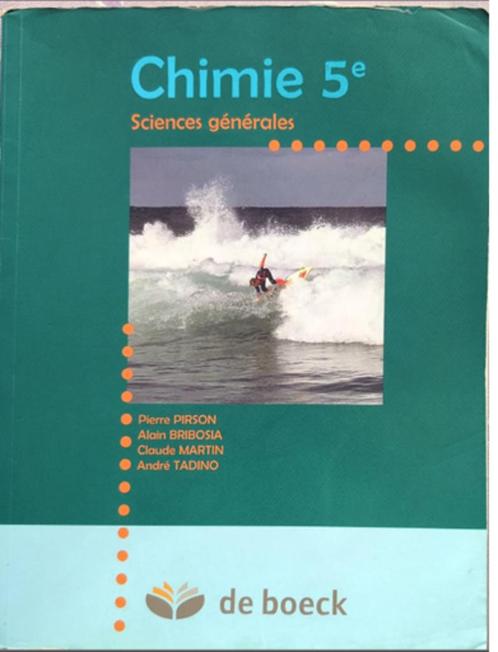 chimie 5, Boeken, Schoolboeken, Zo goed als nieuw, Scheikunde, ASO, Ophalen
