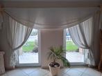 Tentures beiges et son drapés + cordes comprises, Huis en Inrichting, Stoffering | Gordijnen en Lamellen, Ophalen, Gebruikt