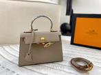 Mini Kelly, Ophalen of Verzenden, Beige, Handtas