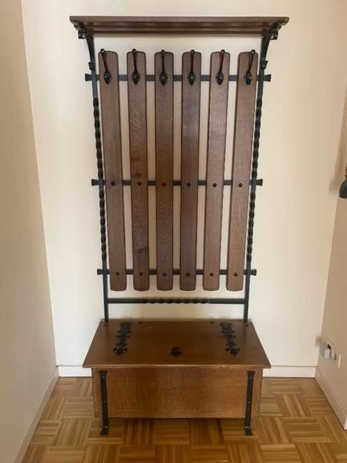 Massief houten kapstok, Huis en Inrichting, Woonaccessoires | Kapstokken, Gebruikt, Staande kapstok, 150 tot 200 cm, Hout, Ophalen