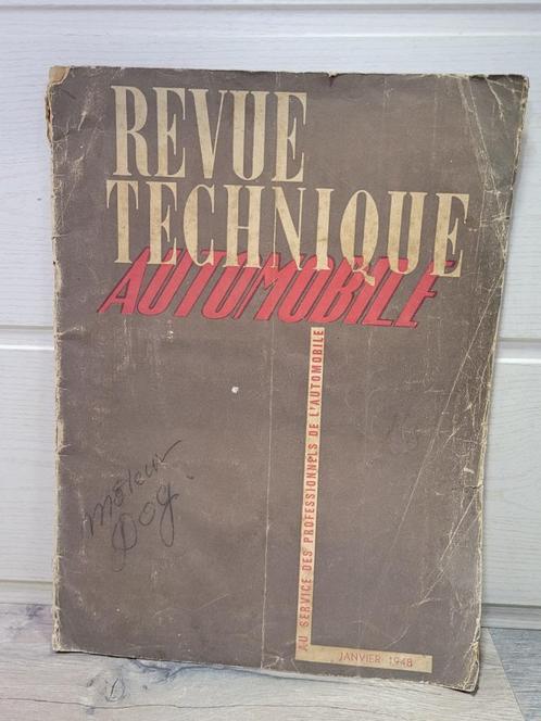 Moteur Diesel DOG 4 Cylindres - RTA 21 - 1948 - Revue Techni, Autos : Divers, Modes d'emploi & Notices d'utilisation, Enlèvement ou Envoi